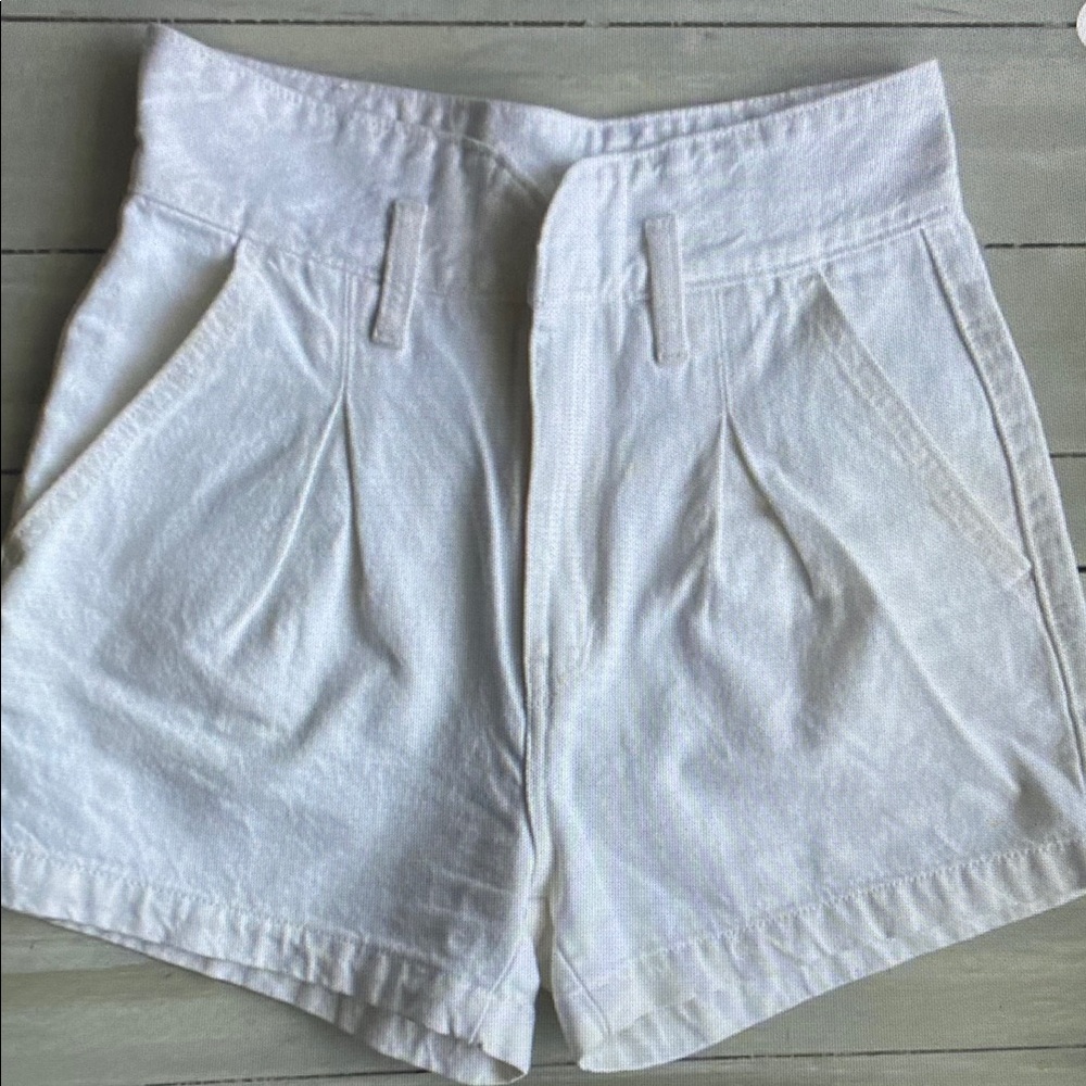 Women's White Athletic Shorts